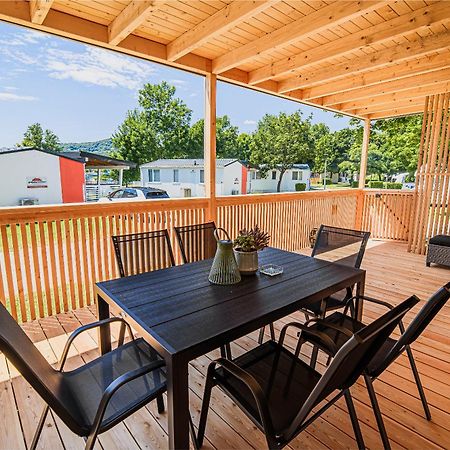Premium Mobile Homes With Thermal Riviera Tickets Catez ob Savi Bagian luar foto