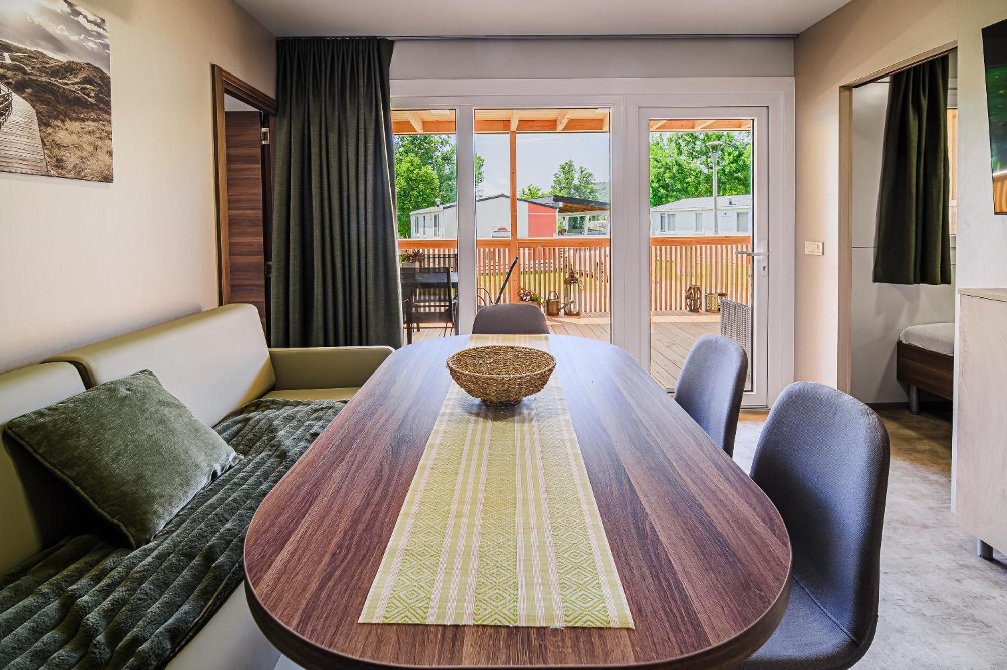 Premium Mobile Homes With Thermal Riviera Tickets Catez ob Savi Bagian luar foto