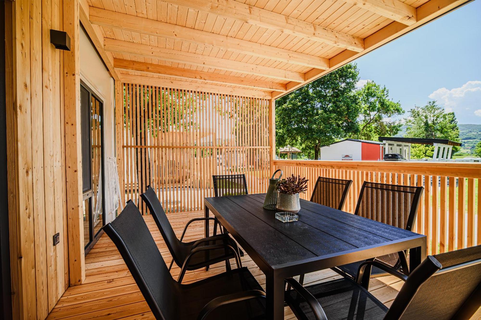 Premium Mobile Homes With Thermal Riviera Tickets Catez ob Savi Bagian luar foto